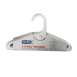 چوب لباسی نوزاد دودیه مجموعه 6 عددی dodie - فروشگاه سیسمونی روژان