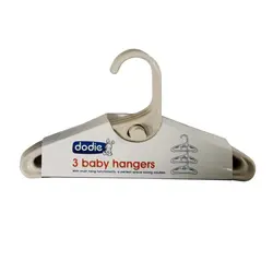 چوب لباسی نوزاد دودیه مجموعه 6 عددی dodie - فروشگاه سیسمونی روژان