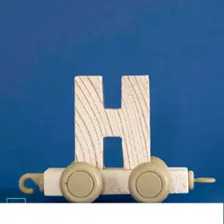 حروف چوبی انگلیسی مدل قطاری - فروشگاه سیسمونی روژان