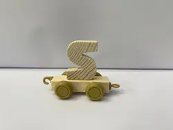 حروف چوبی انگلیسی مدل قطاری - فروشگاه سیسمونی روژان