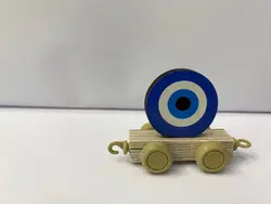 حروف چوبی انگلیسی مدل قطاری - فروشگاه سیسمونی روژان