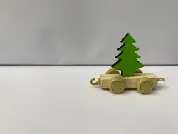 حروف چوبی انگلیسی مدل قطاری - فروشگاه سیسمونی روژان