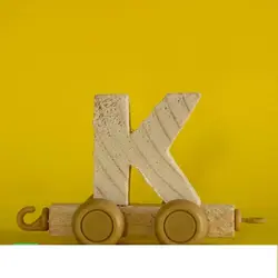 حروف چوبی انگلیسی مدل قطاری - فروشگاه سیسمونی روژان