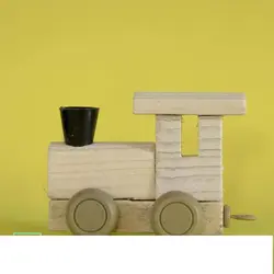 حروف چوبی انگلیسی مدل قطاری - فروشگاه سیسمونی روژان