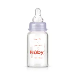 شیشه شیر پیرکس 120 میل نابی NUBY 1179 - فروشگاه سیسمونی روژان