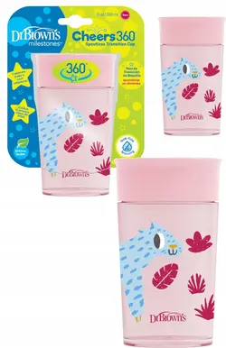 لیوان آبخوری 360 درجه 300 میل 9+ ماه دکتر براون tc01093 Dr Brown’s - فروشگاه سیسمونی روژان