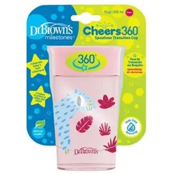 لیوان آبخوری 360 درجه 300 میل 9+ ماه دکتر براون tc01093 Dr Brown’s - فروشگاه سیسمونی روژان