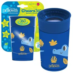 لیوان آبخوری 360 درجه 300 میل 9+ ماه دکتر براون tc01094 Dr Brown’s - فروشگاه سیسمونی روژان