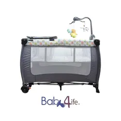 تخت و پارک  گهواره شو بیبی فورلایف  baby4life   مدل P961