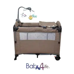 تخت و پارک کنار باز شو بیبی فورلایف  baby4life