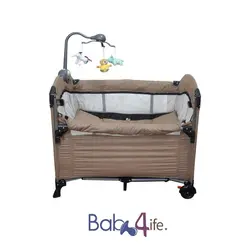 تخت و پارک کنار باز شو بیبی فورلایف  baby4life