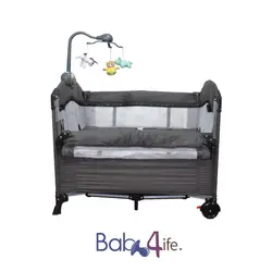 تخت و پارک کنار باز شو بیبی فورلایف  baby4life