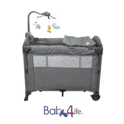 تخت و پارک کنار باز شو بیبی فورلایف  baby4life