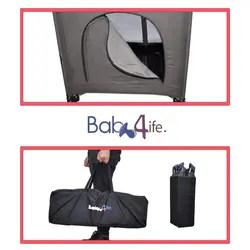 تخت و پارک کنار باز شو بیبی فورلایف  baby4life