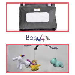 تخت و پارک کنار باز شو بیبی فورلایف  baby4life