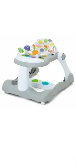 روروئک واکر شو طوسی اسپادیس Spuddies Bouncy Steps (3 in 1 Folding Walker)