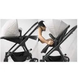 ست کالسکه burbay شامل کالسکه ، کریر ، کریکات ( ساک حمل )