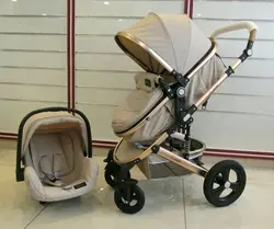 کالسکه و ساک کیکابو kikkaboo 2in1 Claude
