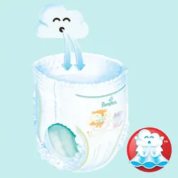پوشک پریما پمپرز ترک سایز 8 - 17 عددی pampers prima - فروشگاه سیسمونی روژان
