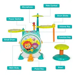 موزیکال جاز و درام بزرگ هولی تویز مدل huile toys 666 - فروشگاه سیسمونی روژان
