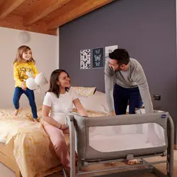 🔰تخت و گهواره کنار مادر چیکو chicco مدل NEXT2ME MAGIC