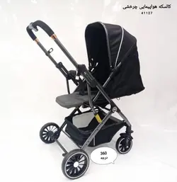 کالسکه 360 چرخشی درجه مسافرتی rotary - فروشگاه سیسمونی روژان