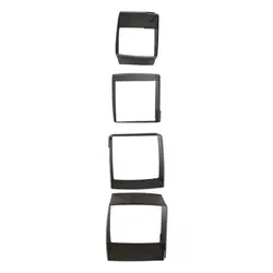 کاتر شیرینی پزی طرح مربع مدل pe408 مجموعه 4 عددی