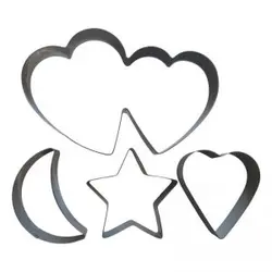 کاتر شیرینی پزی مدل pe377 مجموعه 4 عددی