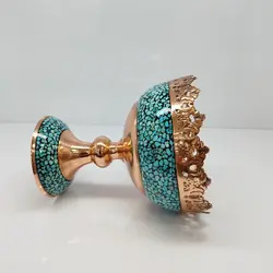 آجیل خوری فیروزه کوبی و قلم زنی شده