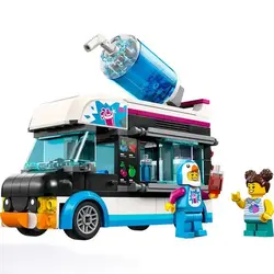 لگو سیتی ون آبمیوه فروشی یخی پنگوئنی LEGO City Penguin Slushy Van مدل 60384