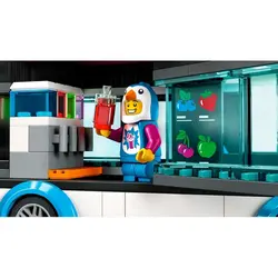 لگو سیتی ون آبمیوه فروشی یخی پنگوئنی LEGO City Penguin Slushy Van مدل 60384