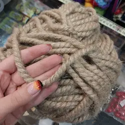 نخ کنف متوسط 5 میلیمتری  بسته 100 متری (عمده)