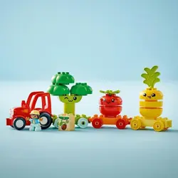 لگو دوپلو تراکتور میوه و سبزیجات LEGO DUPLO my First Fruit and Vegetable Tractor مدل 10982