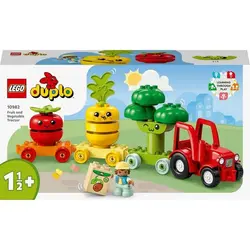 لگو دوپلو تراکتور میوه و سبزیجات LEGO DUPLO my First Fruit and Vegetable Tractor مدل 10982