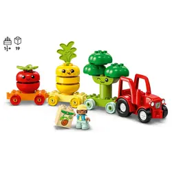 لگو دوپلو تراکتور میوه و سبزیجات LEGO DUPLO my First Fruit and Vegetable Tractor مدل 10982