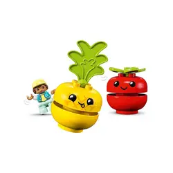 لگو دوپلو تراکتور میوه و سبزیجات LEGO DUPLO my First Fruit and Vegetable Tractor مدل 10982