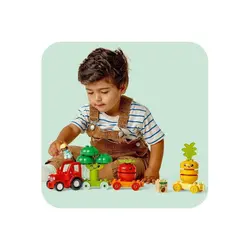 لگو دوپلو تراکتور میوه و سبزیجات LEGO DUPLO my First Fruit and Vegetable Tractor مدل 10982