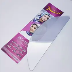 طلق روسری پهن بی رنگ ( بسته 12 عددی )