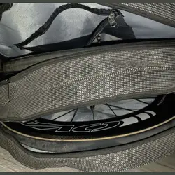 طوقه دوچرخه OVAL کربن و دورچسب فاق 8 سانت