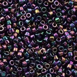 منجوق درشت هفت رنگ گچی براق 4 میل (بسته 500 گرمی)