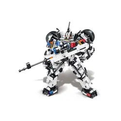 لگو ماشین پلیس و ربات 2در1 مینگدی LEGO MINGDI 2in1 POLICE MECH مدل K0619