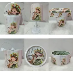 اکسسوری اتاق خواب کودک طرح آهو و دختر کوچک