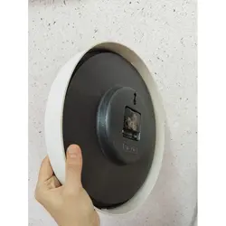 ساعت گرد شیشه‌ای طرح خرگوش کد NL5010