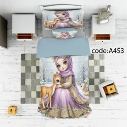 سرویس اتاق خواب کودک طرح نسترن و آهو کد A453