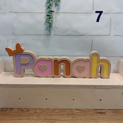 استند حروف چراغدار چوبی(هرحرف)