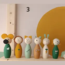 بولینگ چوبی حیوانات بدون توپ 01