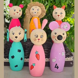 بولینگ چوبی حیوانات بدون توپ 01