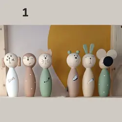 بولینگ چوبی حیوانات بدون توپ 01