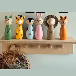 بولینگ چوبی حیوانات بدون توپ 02