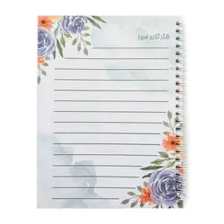 دفتر شکرگزاری گلپر طرح پروانه